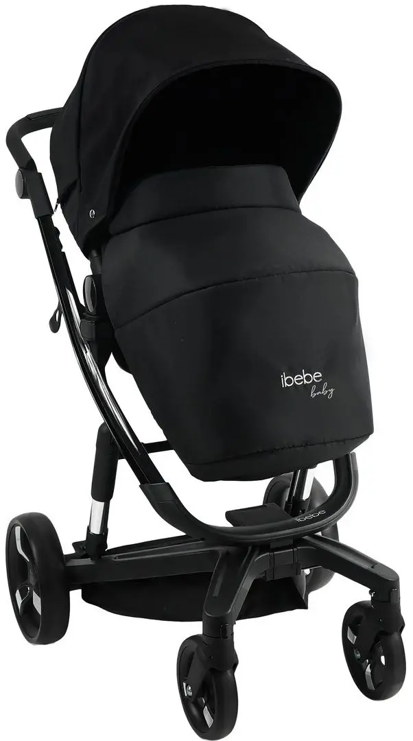 Carucior modular 2in1 iBebe iSTOP IS15 (Black) - 5