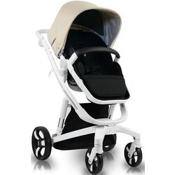 Коляска модульная 2в1 iBebe iSTOP IS16 (Beige/White) Thumb