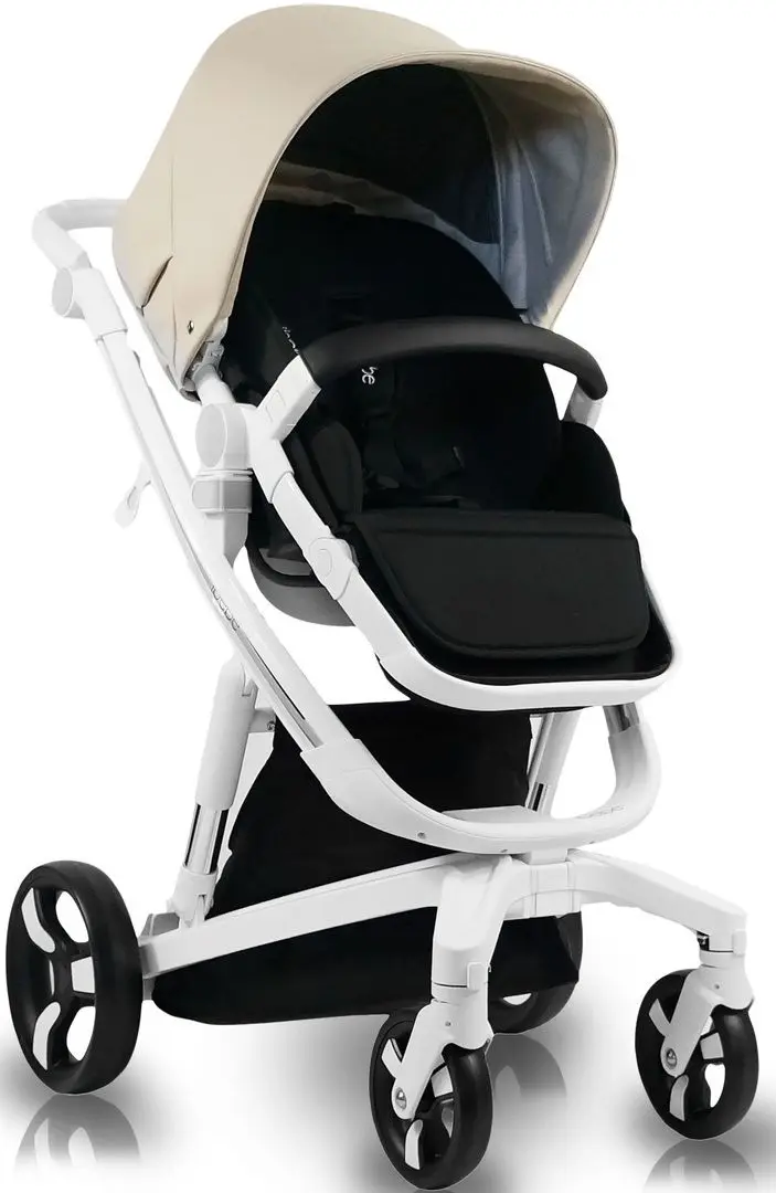 Коляска модульная 2в1 iBebe iSTOP IS16 (Beige/White) - 3