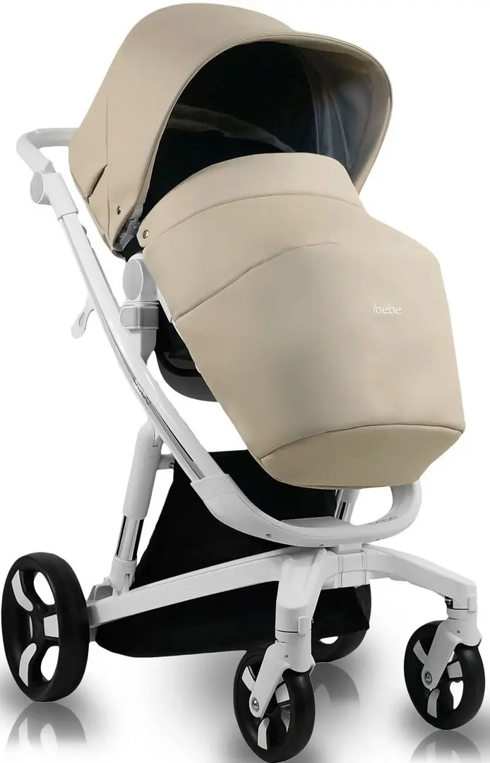Коляска модульная 2в1 iBebe iSTOP IS16 (Beige/White) - 4