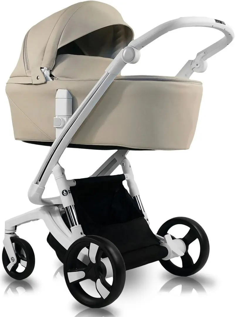 Коляска модульная 2в1 iBebe iSTOP IS16 (Beige/White)