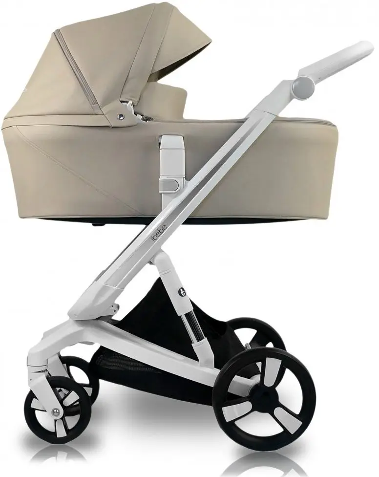 Коляска модульная 2в1 iBebe iSTOP IS16 (Beige/White) - 2