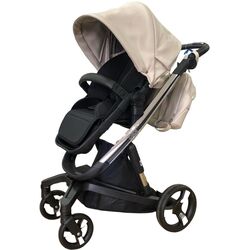 Коляска модульная 2в1 iBebe iSTOP IS18 (Beige) Thumb