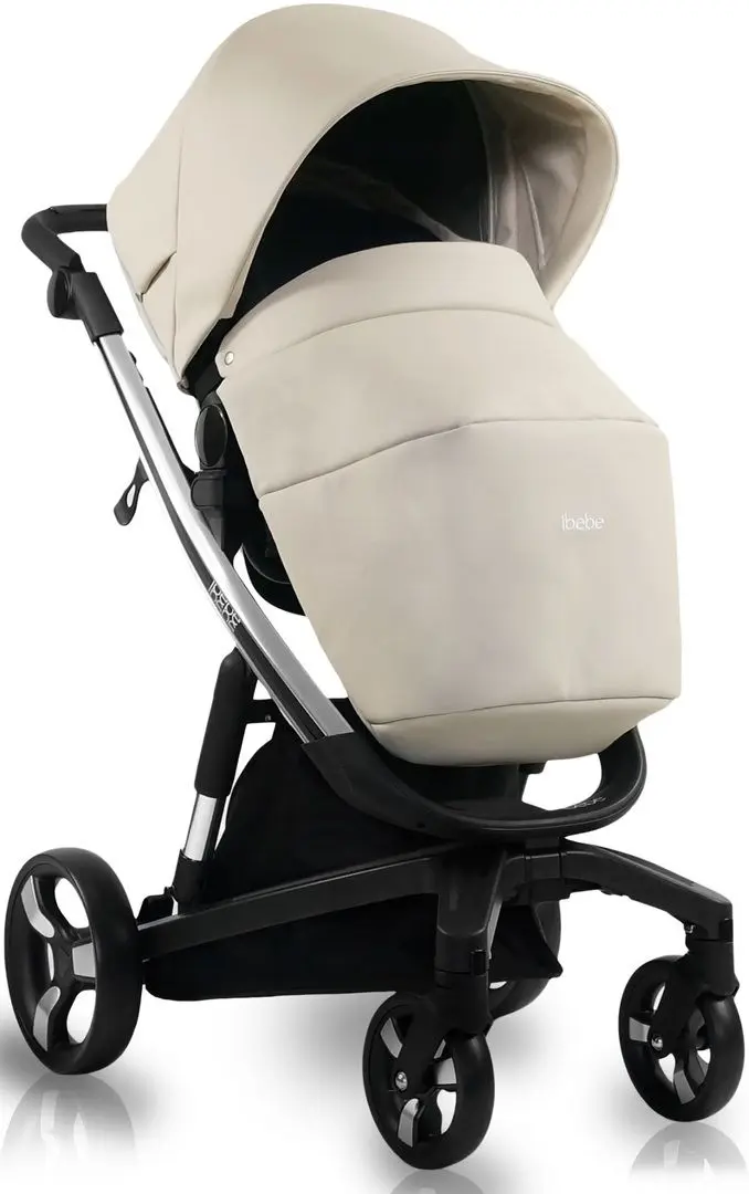 Коляска модульная 2в1 iBebe iSTOP IS18 (Beige) - 2