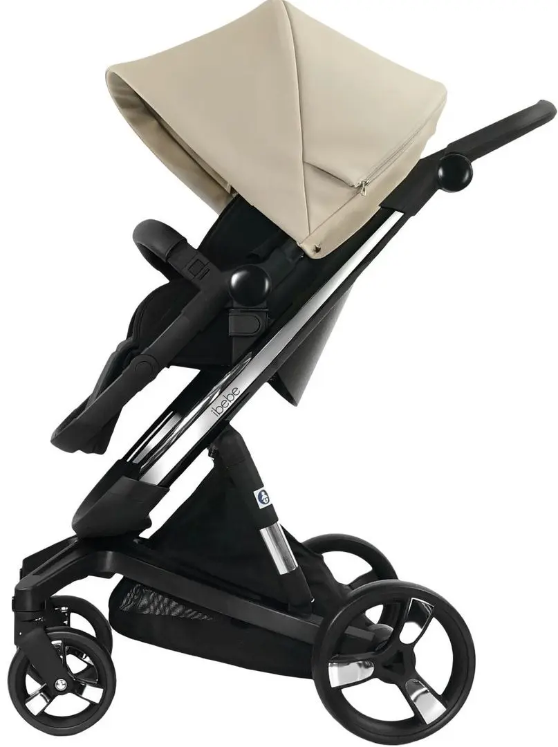 Коляска модульная 2в1 iBebe iSTOP IS19 (Beige) - 4