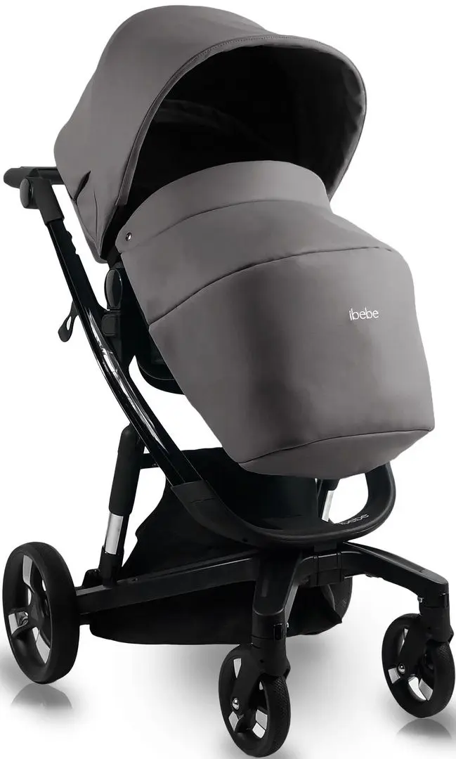 Коляска модульная 2в1 iBebe iSTOP IS23 (Grey) - 3