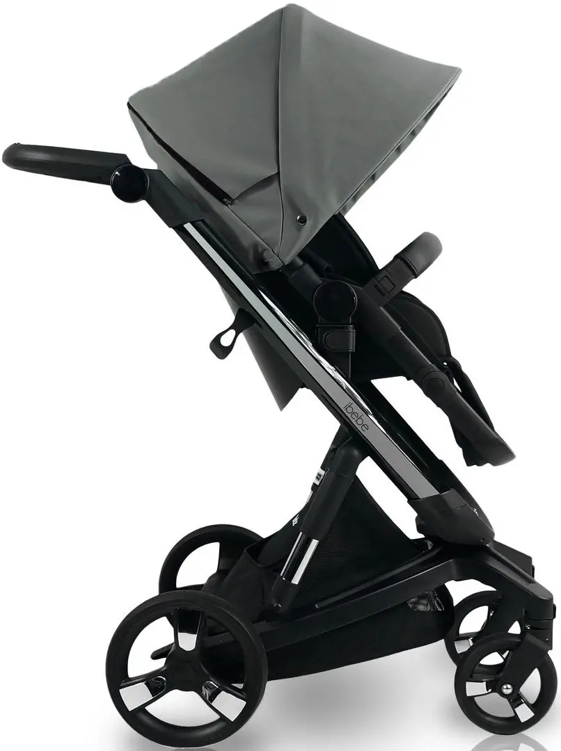 Коляска модульная 2в1 iBebe iSTOP IS23 (Grey) - 4