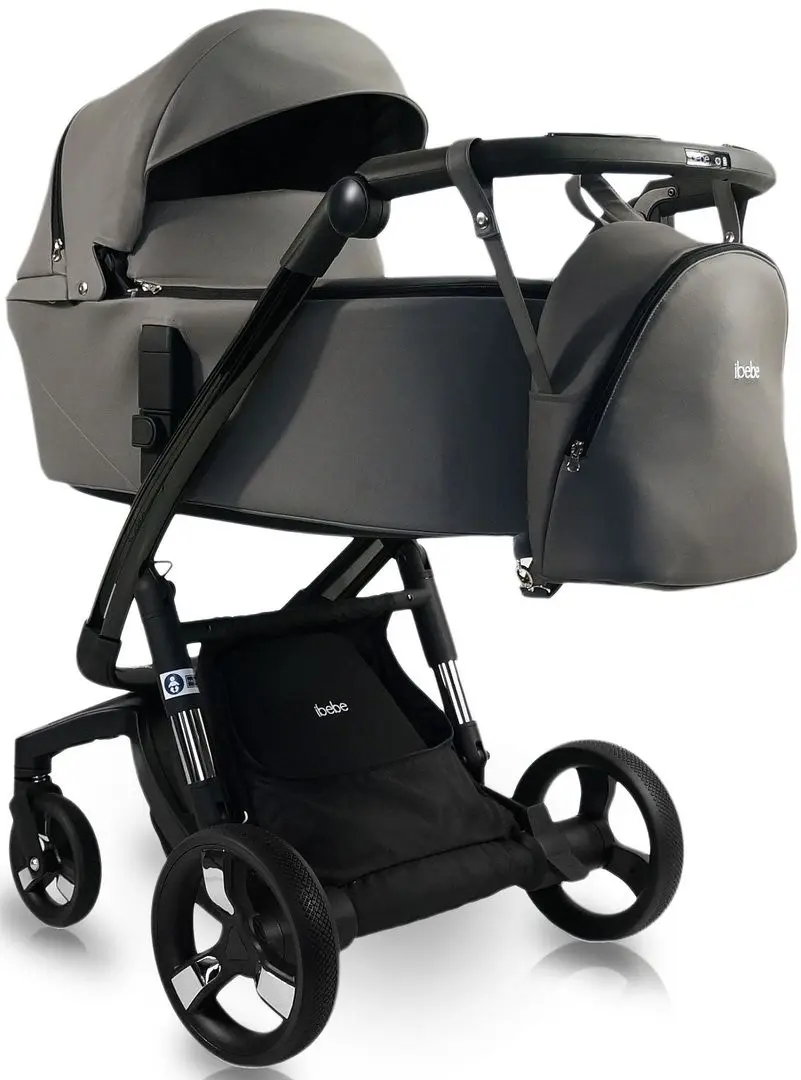 Коляска модульная 2в1 iBebe iSTOP IS23 (Grey)
