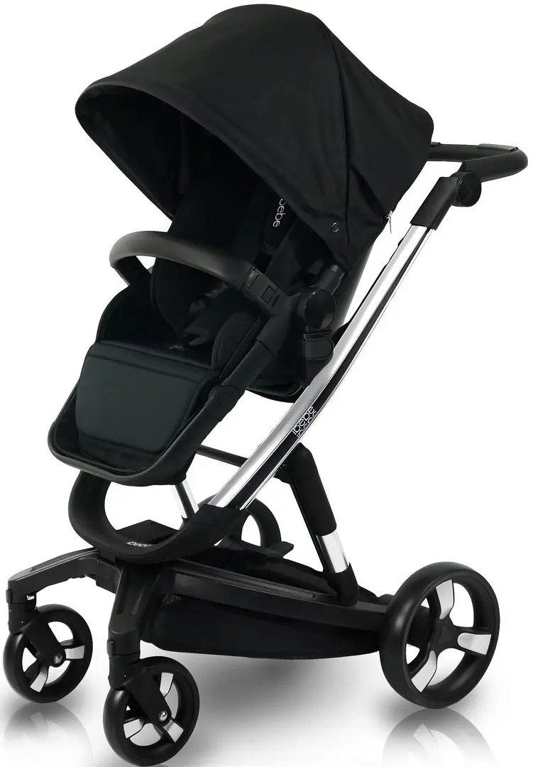 Carucior modular 2in1 iBebe iSTOP IS7 (Black/Chrome) - 3