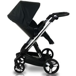 Carucior modular 2in1 iBebe iSTOP IS7 (Black/Chrome) Thumb
