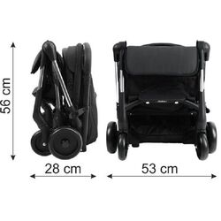 Коляска прогулочная iBebe Mini Mi2 (Black) Thumb