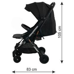 Коляска прогулочная iBebe Mini Mi2 (Black) Thumb