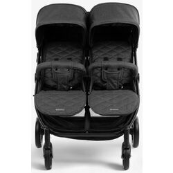 Коляска для двойни KikkaBoo Happy 2 (Black) Thumb