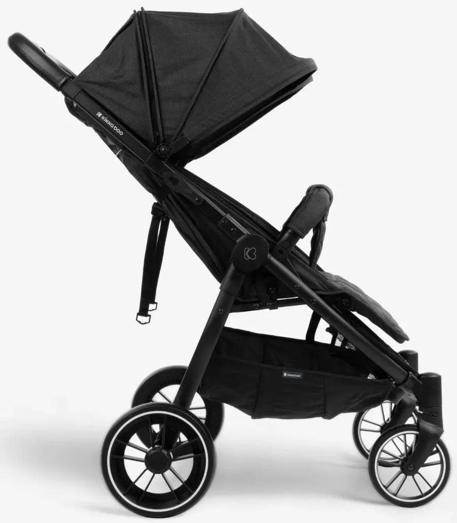 Коляска для двойни KikkaBoo Happy 2 (Black)