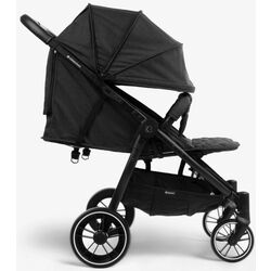 Коляска для двойни KikkaBoo Happy 2 (Black) Thumb