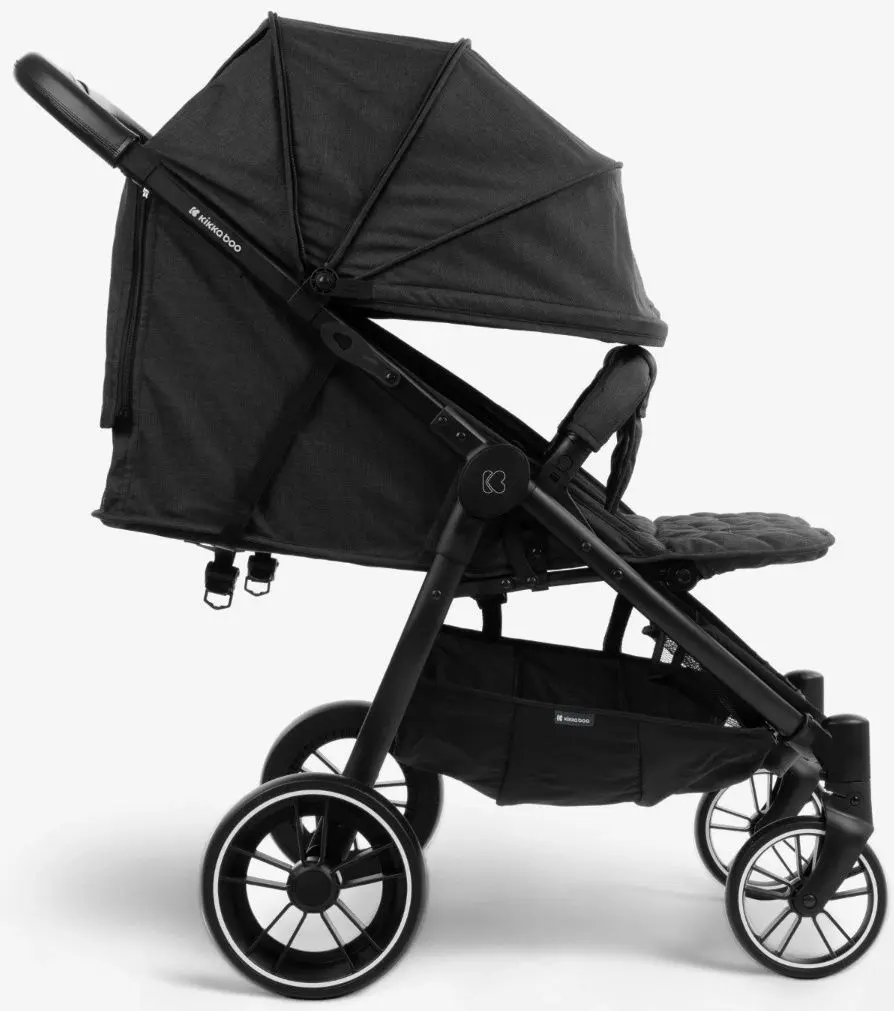 Коляска для двойни KikkaBoo Happy 2 (Black)