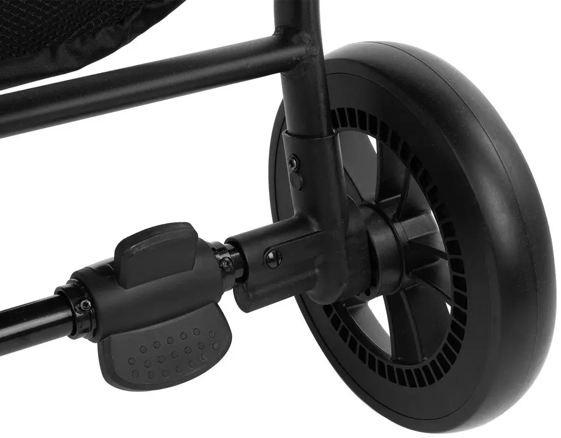 Коляска для двойни KikkaBoo Happy 2 (Light Grey)