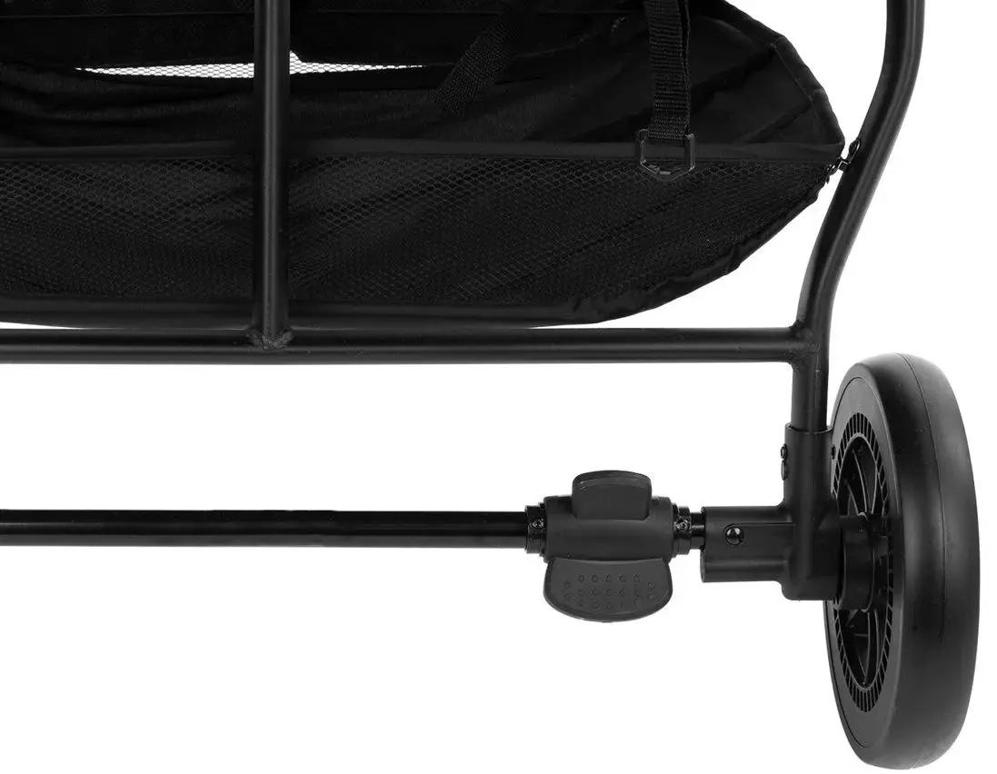 Коляска для двойни KikkaBoo Happy 2 (Light Grey)