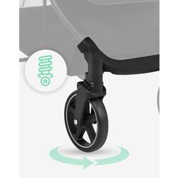 Carucior de plimbare KikkaBoo Alexa (Black) Thumb