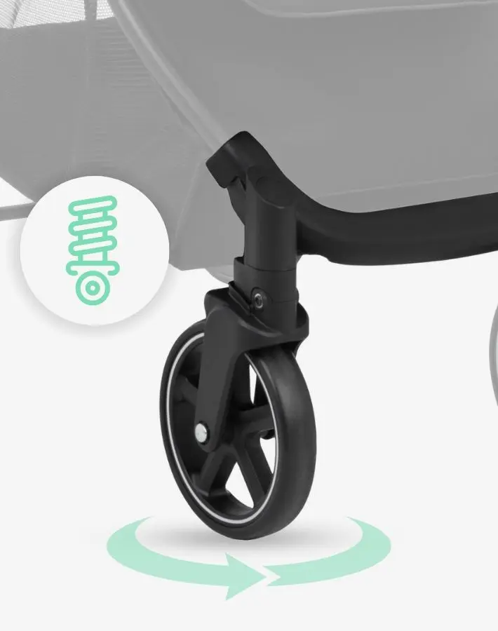 Carucior de plimbare KikkaBoo Alexa (Black)