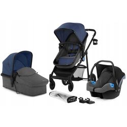 Carucior 3in1 Kinderkraft Juli (Denim) Thumb