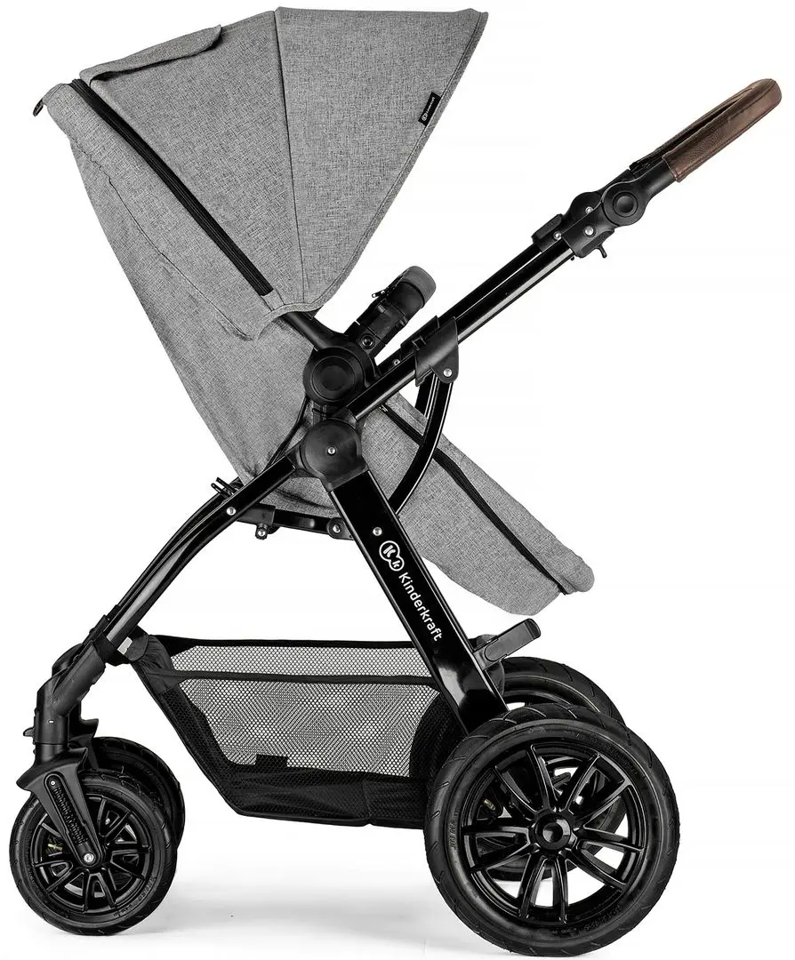Carucior 3in1 KinderKraft Moov (Grey Melange) - 5