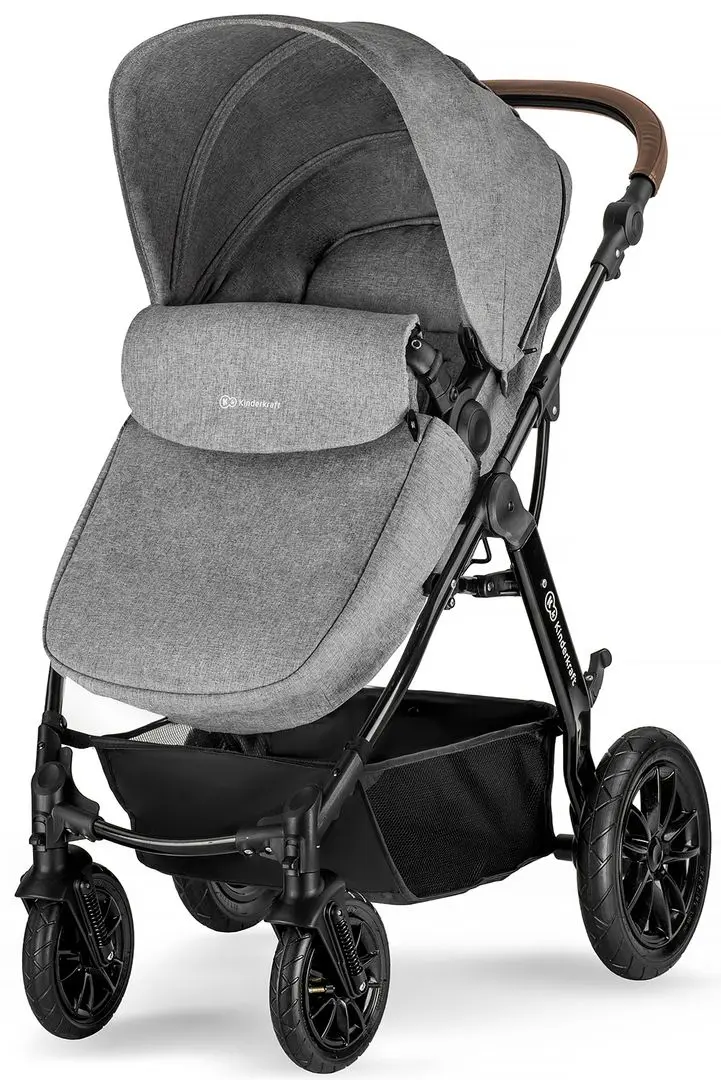 Carucior 3in1 KinderKraft Moov (Grey Melange) - 7