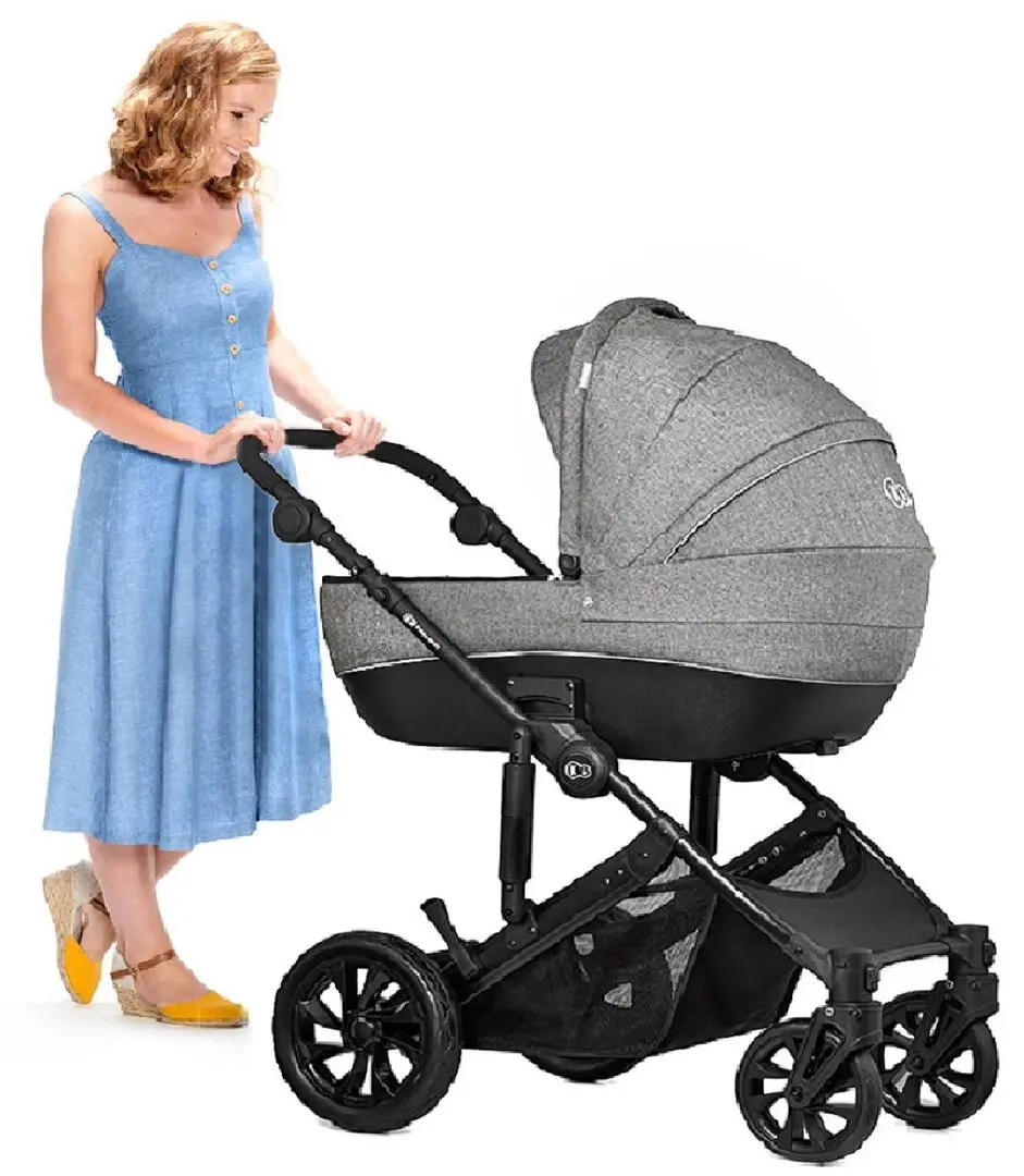 Carucior 3in1 Kinderkraft Prime Lite (Grey) - 9