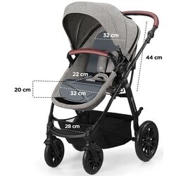 Carucior 3in1 KinderKraft Xmoov (Grey) Thumb