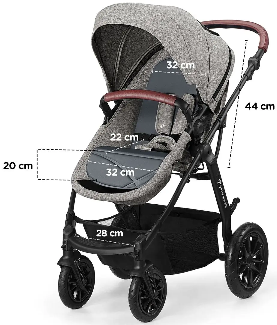 Carucior 3in1 KinderKraft Xmoov (Grey) - 16
