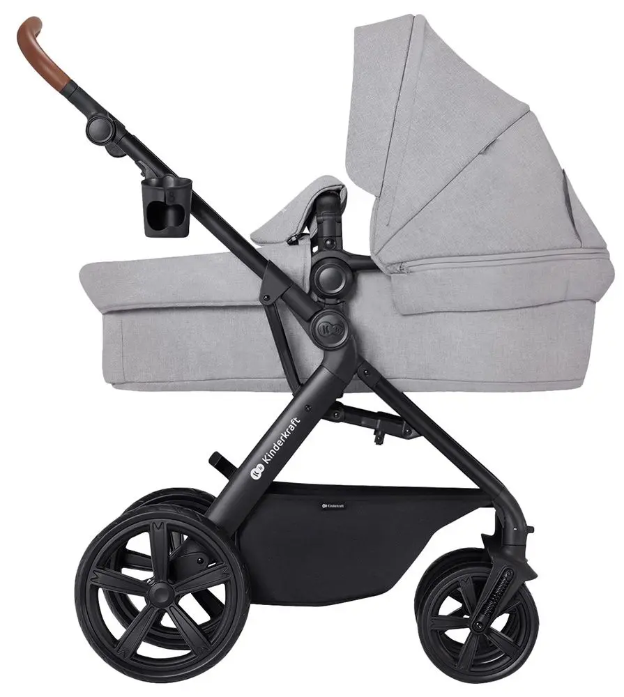 Коляска модульная 3в1 Kinderkraft A-Tour (Light Grey) - 2