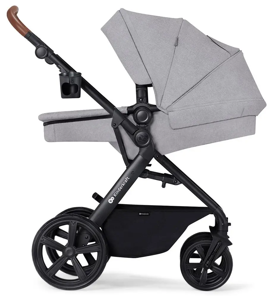 Коляска модульная 3в1 Kinderkraft A-Tour (Light Grey) - 3