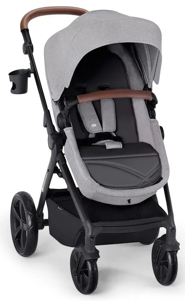 Коляска модульная 3в1 Kinderkraft A-Tour (Light Grey) - 4