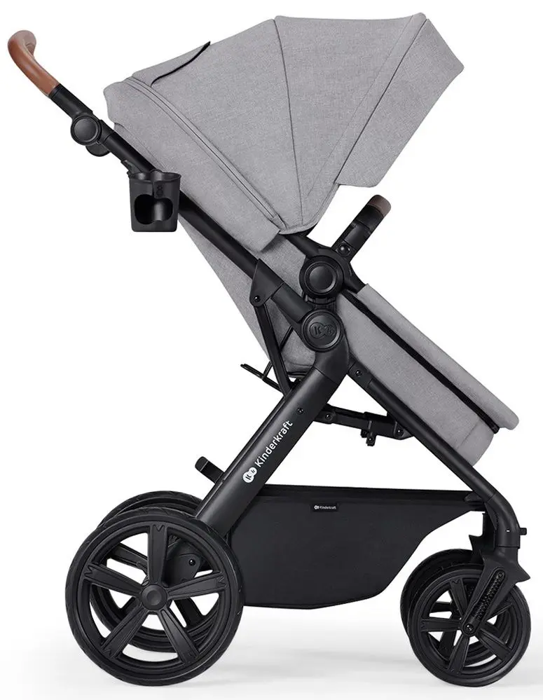 Коляска модульная 3в1 Kinderkraft A-Tour (Light Grey) - 5