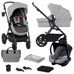 Коляска модульная 3в1 Kinderkraft A-Tour (Light Grey) Thumb