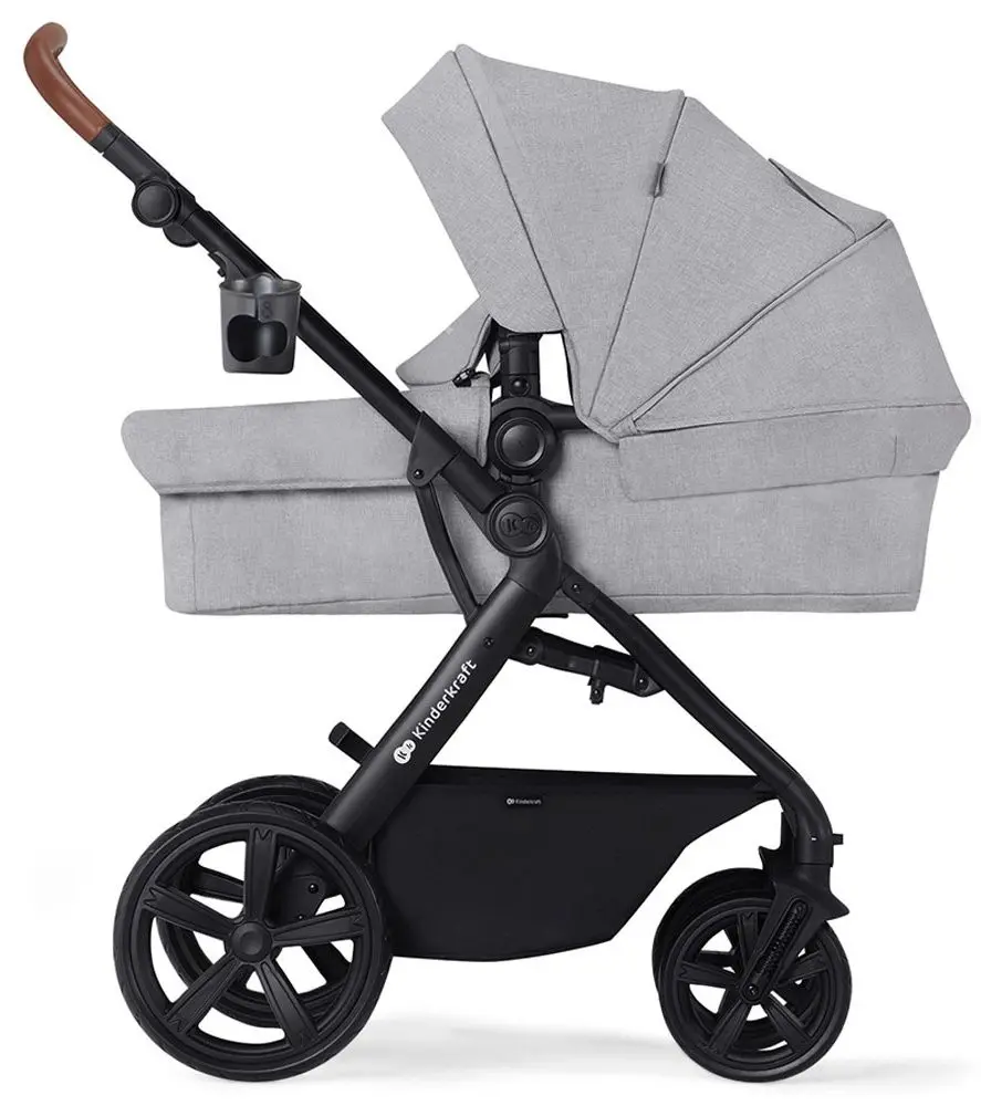 Коляска модульная 3в1 Kinderkraft A-Tour (Light Grey)