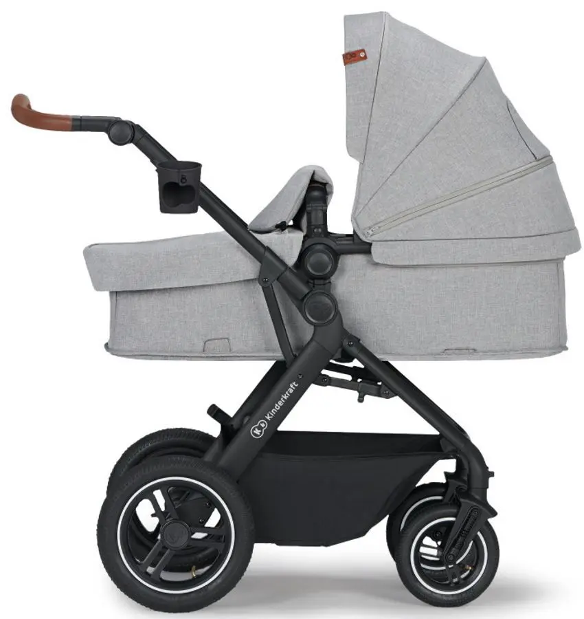 Carucior modular 3in1 KinderKraft B-Tour (Light Grey) - 2