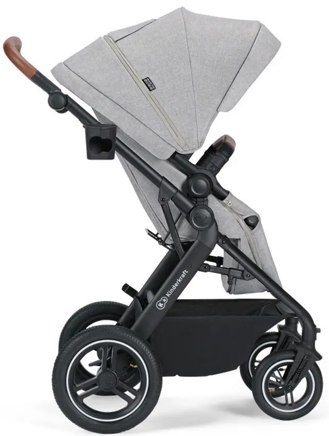 Carucior modular 3in1 KinderKraft B-Tour (Light Grey) - 4