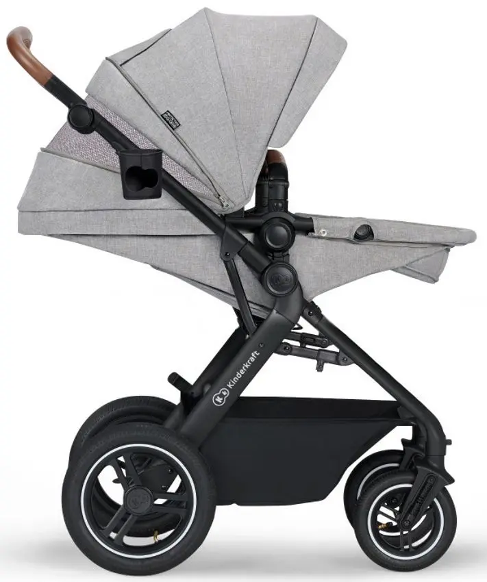 Carucior modular 3in1 KinderKraft B-Tour (Light Grey) - 5