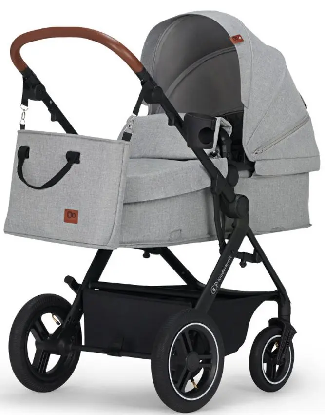Carucior modular 3in1 KinderKraft B-Tour (Light Grey) - 6
