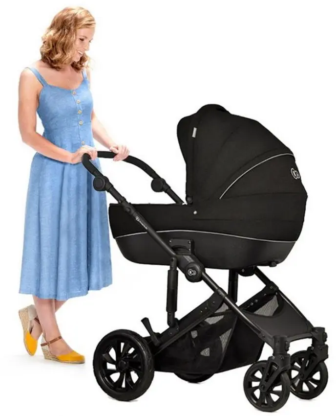 Carucior modular 3in1 KinderKraft Prime Lite (Deep Black) - 12