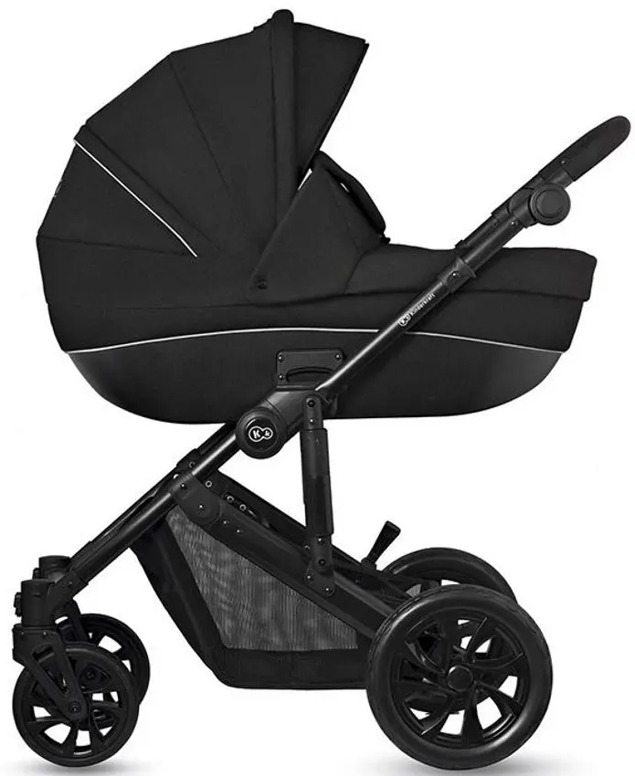 Carucior modular 3in1 KinderKraft Prime Lite (Deep Black) - 3