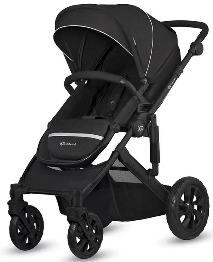 Carucior modular 3in1 KinderKraft Prime Lite (Deep Black) - 4