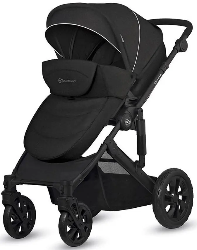 Carucior modular 3in1 KinderKraft Prime Lite (Deep Black) - 6