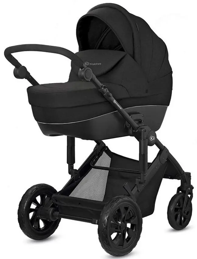 Carucior modular 3in1 KinderKraft Prime Lite (Deep Black)