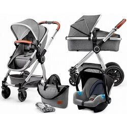 Carucior modular 3in1 Kinderkraft Veo (Grey) Thumb