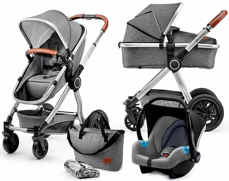 Carucior modular 3in1 Kinderkraft Veo (Grey)