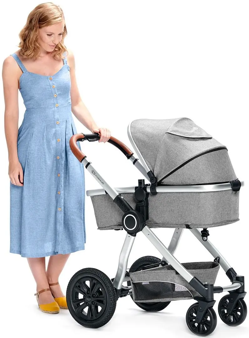 Carucior modular 3in1 Kinderkraft Veo (Grey)