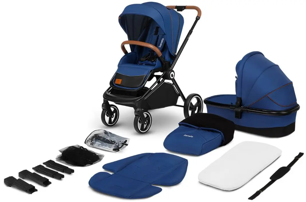 Коляска 2в1 Lionelo Mika (Blue Navy)