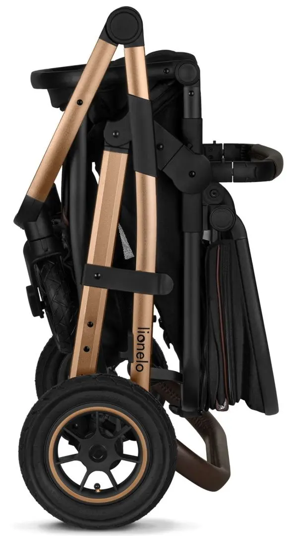 Коляска модульная 2в1 Lionelo Amber (Black Onyx)